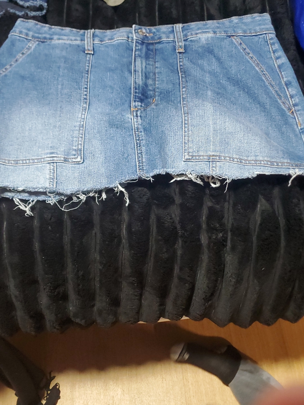 Denim Mini Skirt